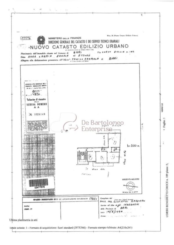 appartamento in vendita a Bari in zona Carrassi