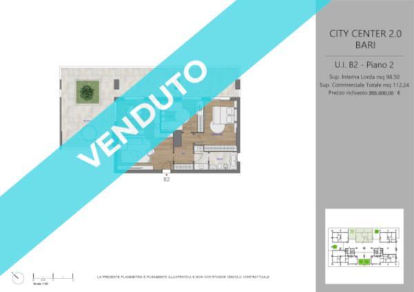 appartamento in vendita a Bari in zona Carrassi
