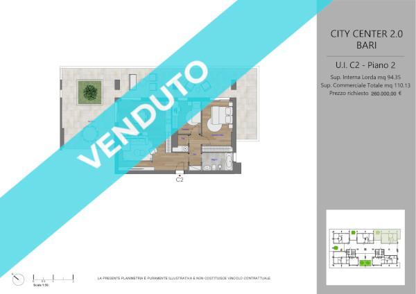 appartamento in vendita a Bari in zona Carrassi