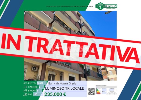 appartamento in vendita a Bari in zona Japigia