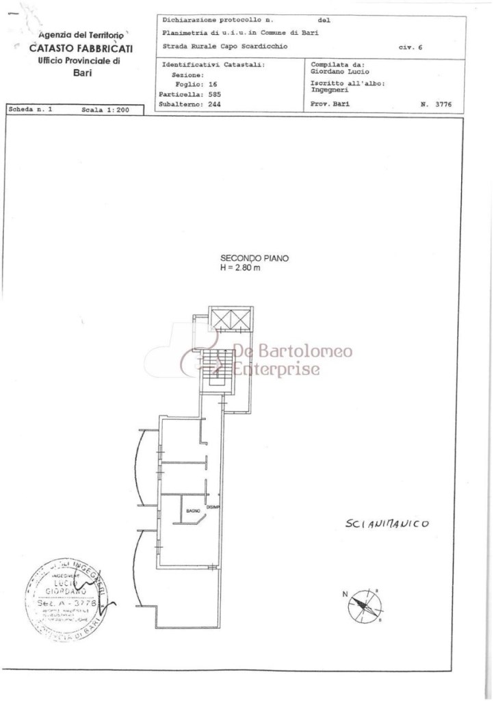 appartamento in vendita a Bari in zona San Paolo