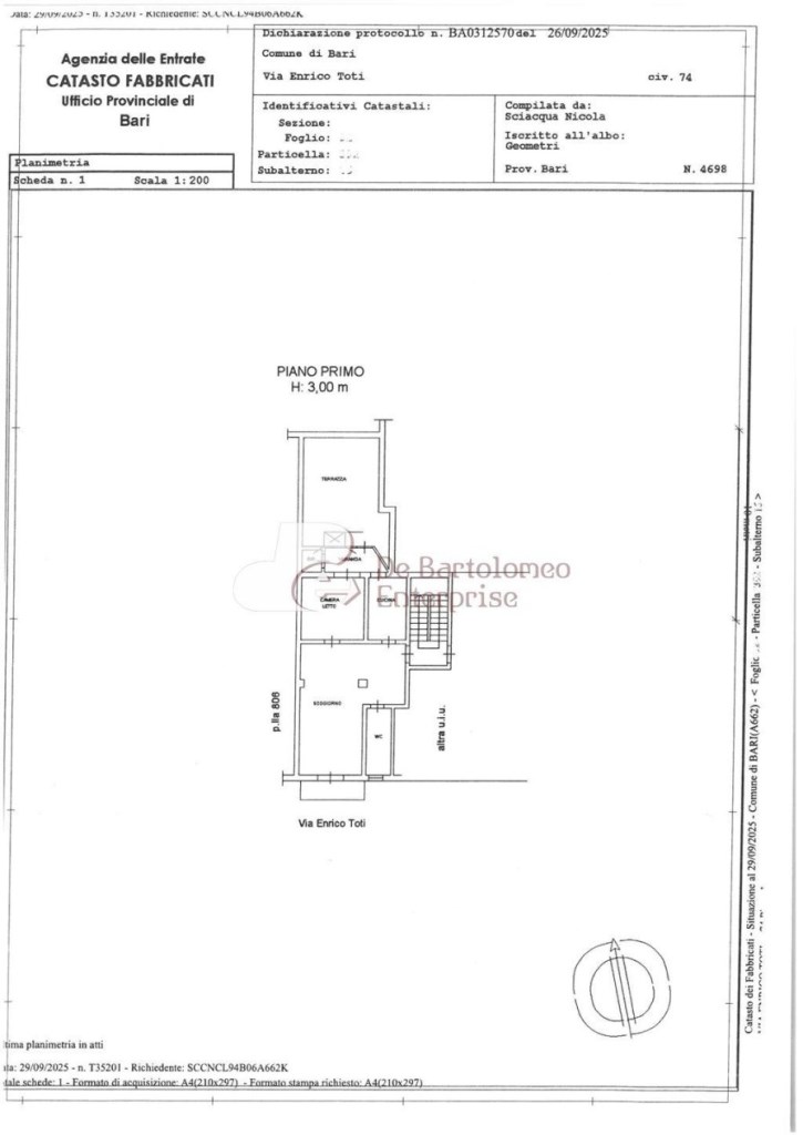 appartamento in vendita a Bari in zona San Pasquale