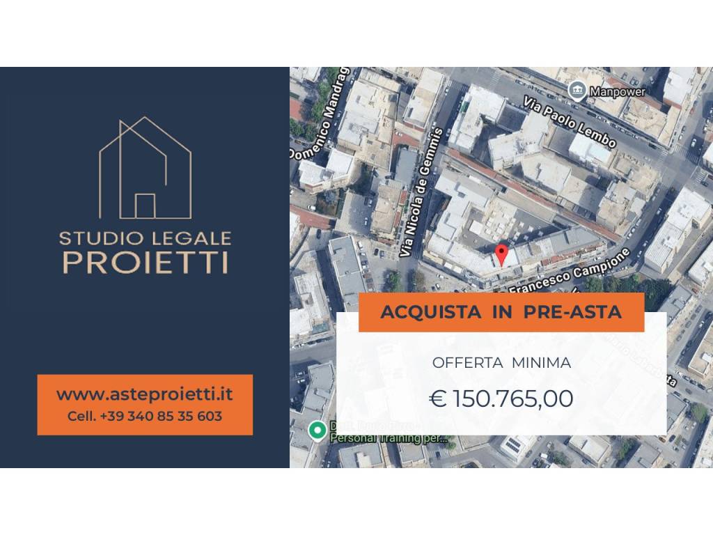 appartamento in vendita a Bari in zona Carrassi