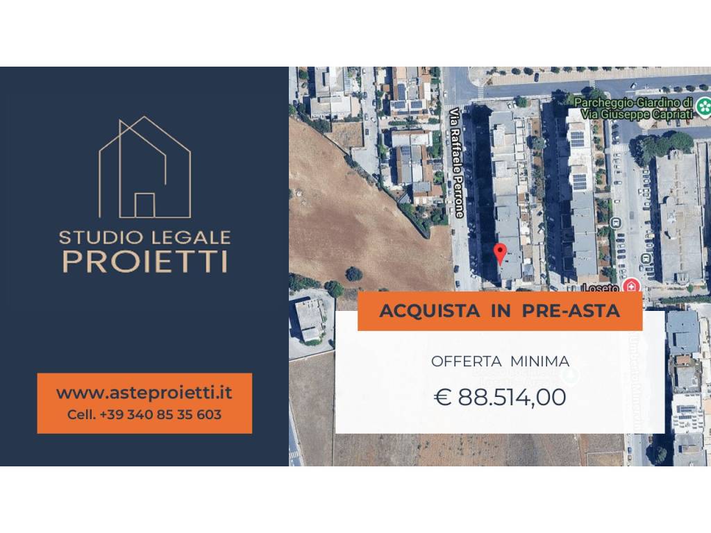 appartamento in vendita a Bari in zona Loseto