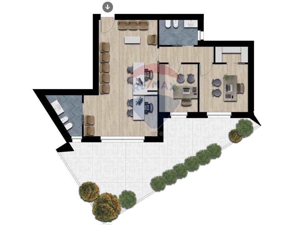 ufficio in vendita a Bari in zona Picone