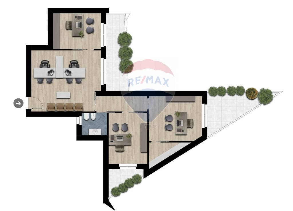 ufficio in vendita a Bari in zona Picone