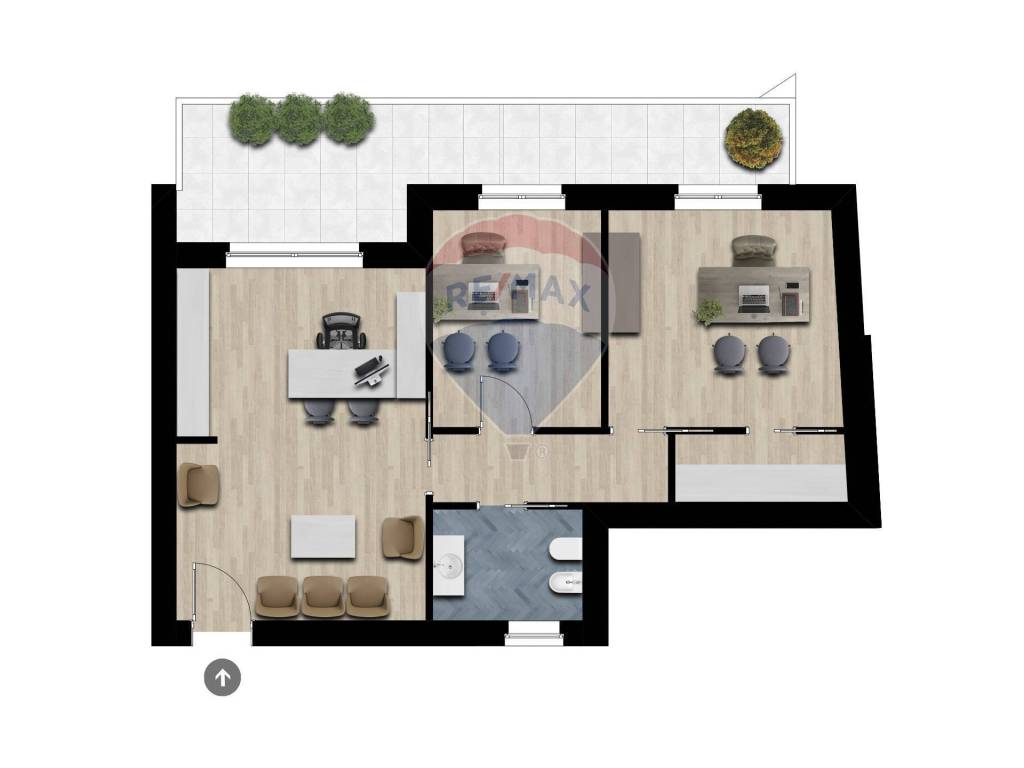 ufficio in vendita a Bari in zona Poggiofranco