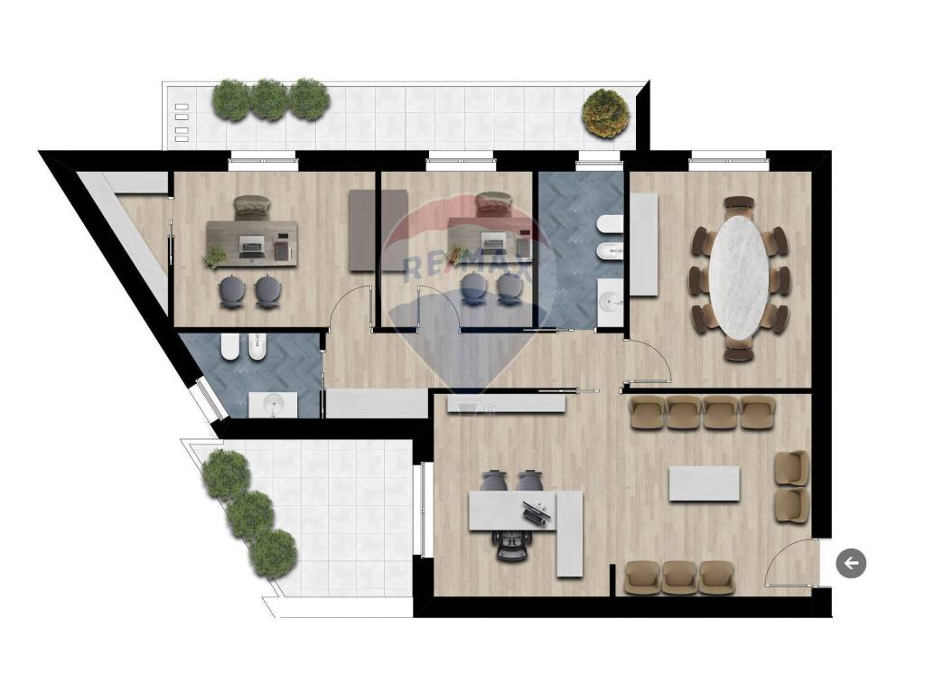 ufficio in vendita a Bari in zona Poggiofranco