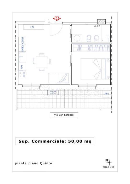 appartamento in vendita a Bari in zona Carrassi