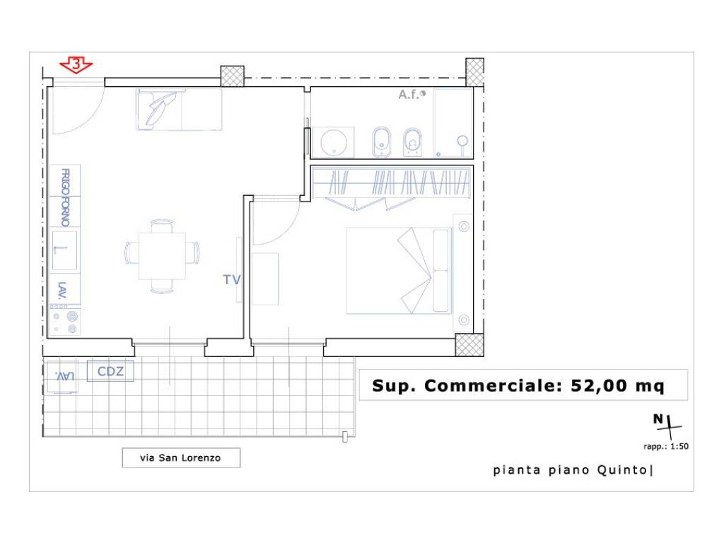 appartamento in vendita a Bari in zona Carrassi