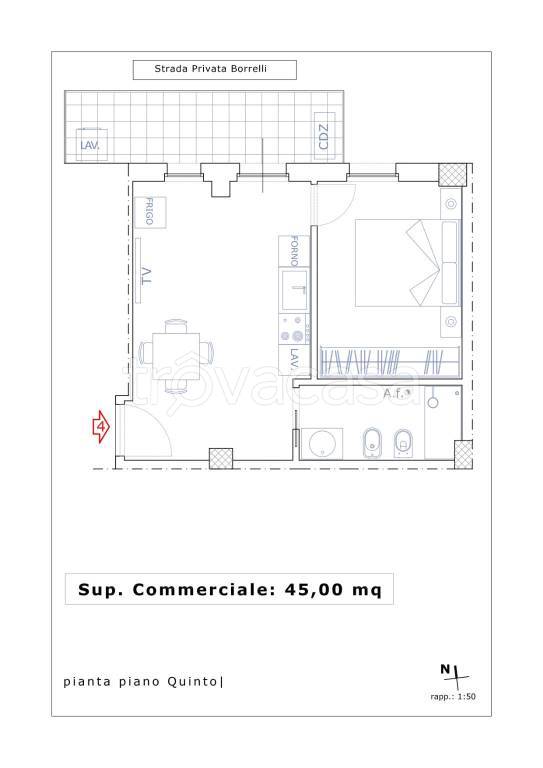 appartamento in vendita a Bari in zona Carrassi