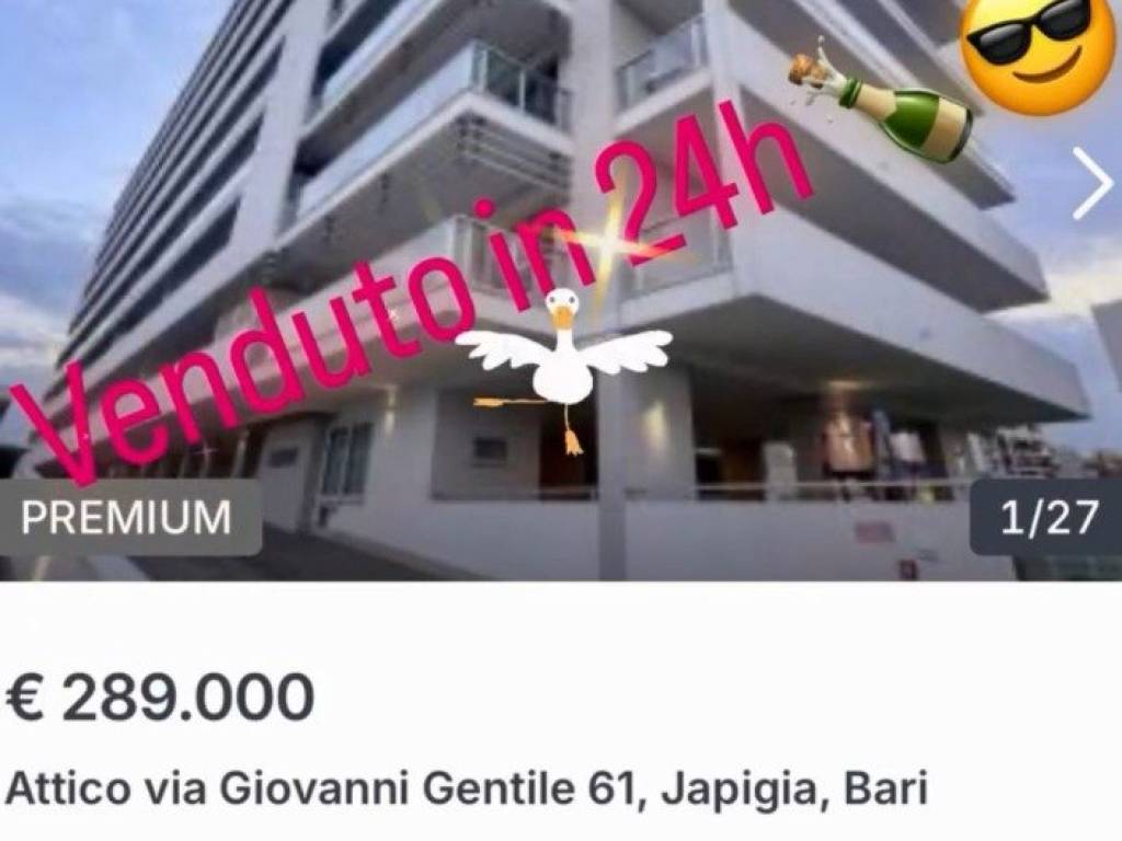 appartamento in vendita a Bari in zona Japigia