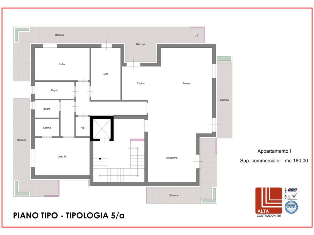 appartamento in vendita a Bari in zona Ceglie del Campo