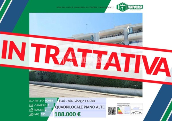 appartamento in vendita a Bari in zona Japigia
