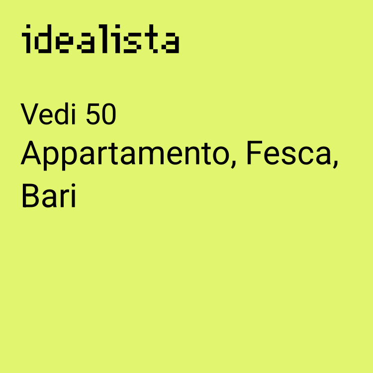 appartamento in vendita a Bari in zona Fesca