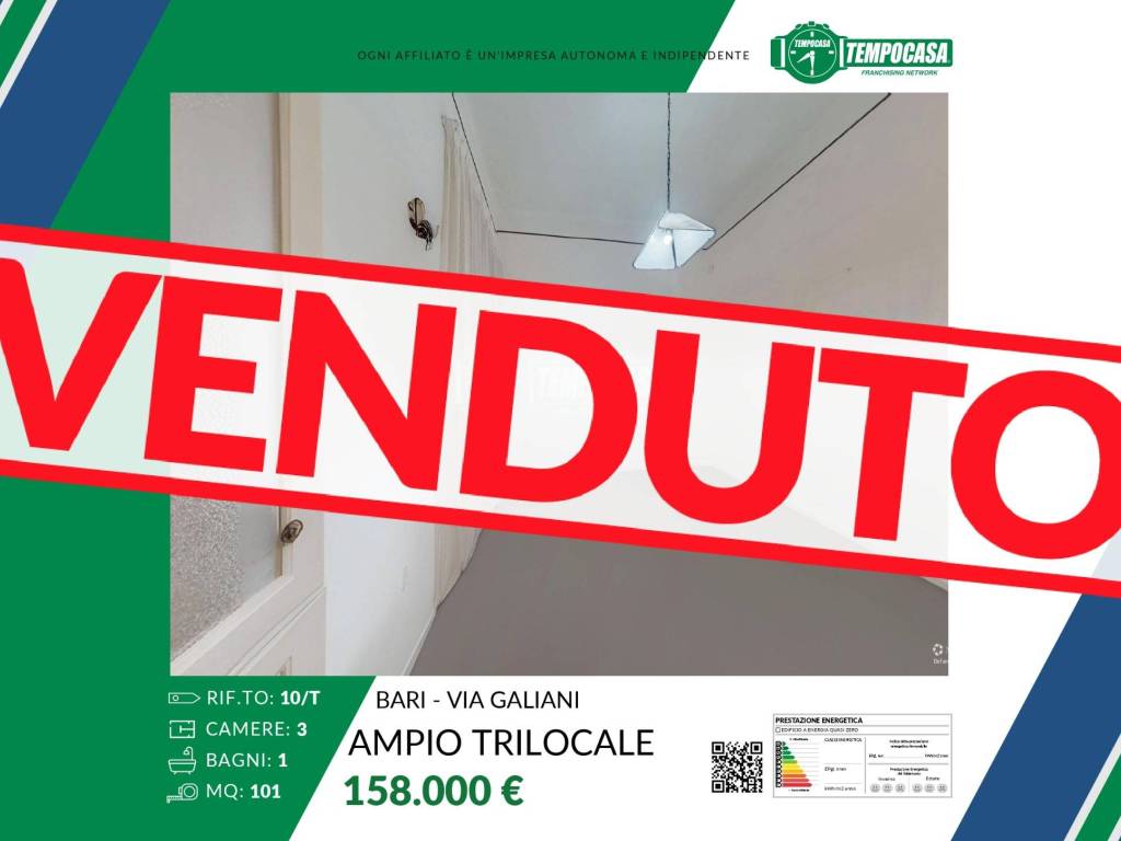 appartamento in vendita a Bari in zona San Pasquale