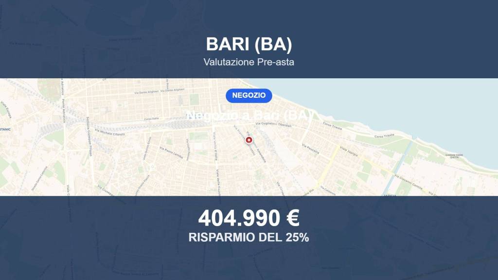 negozio in vendita a Bari in zona San Pasquale