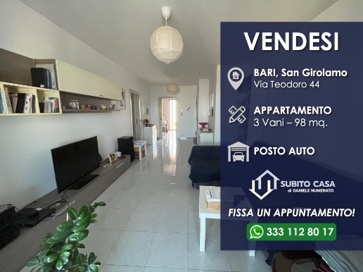 appartamento in vendita a Bari in zona San Girolamo