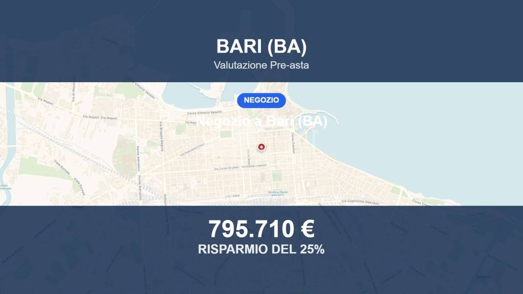 negozio in vendita a Bari in zona Murat