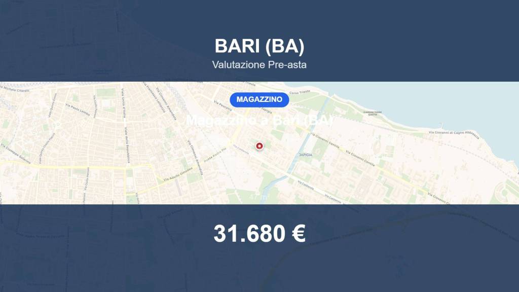 locale commerciale in vendita a Bari in zona Japigia