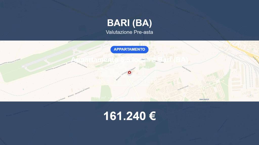 appartamento in vendita a Bari in zona Palese/Macchie