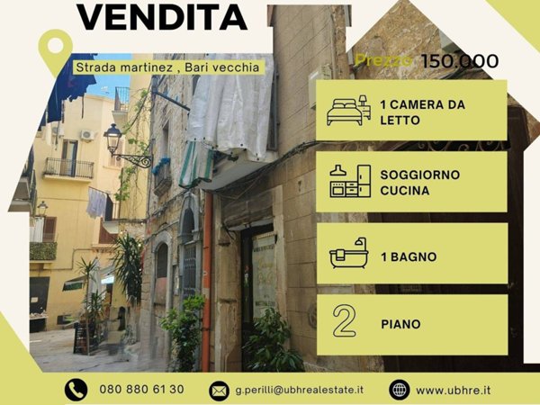 appartamento in vendita a Bari in zona Città Vecchia