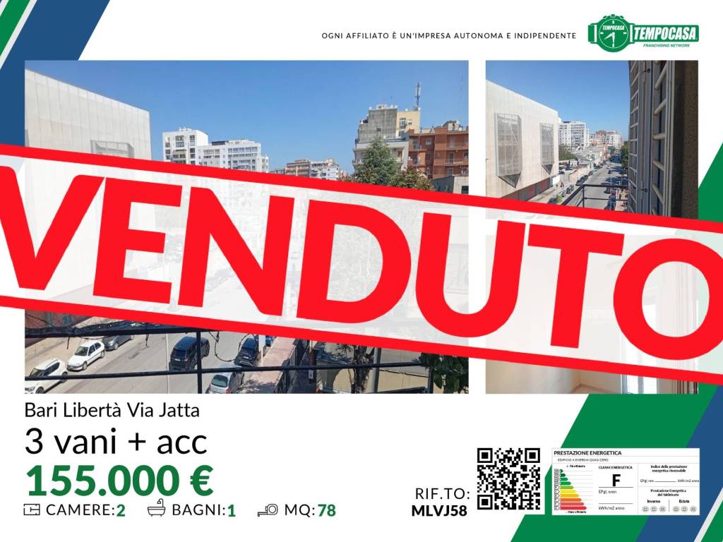 appartamento in vendita a Bari in zona Libertà