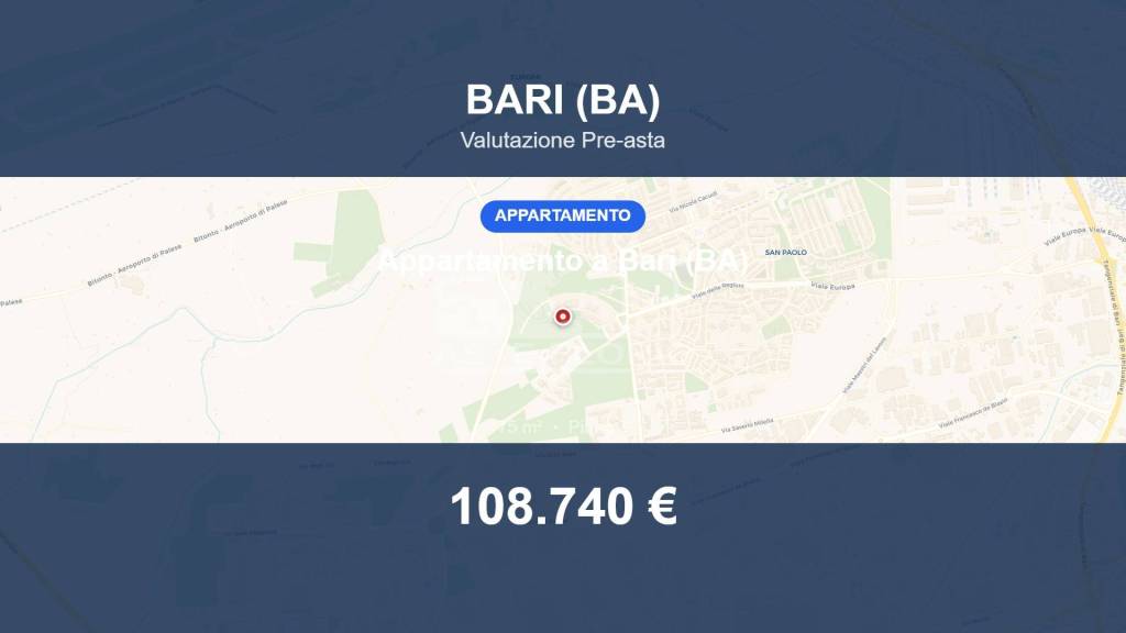appartamento in vendita a Bari in zona San Paolo