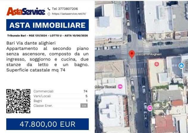appartamento in vendita a Bari