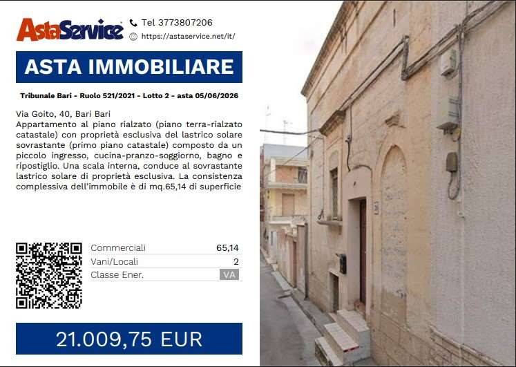 appartamento in vendita a Bari in zona Carbonara