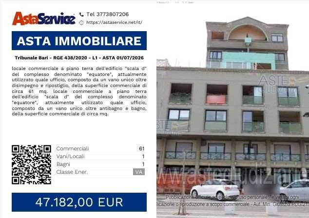 appartamento in vendita a Bari in zona San Girolamo