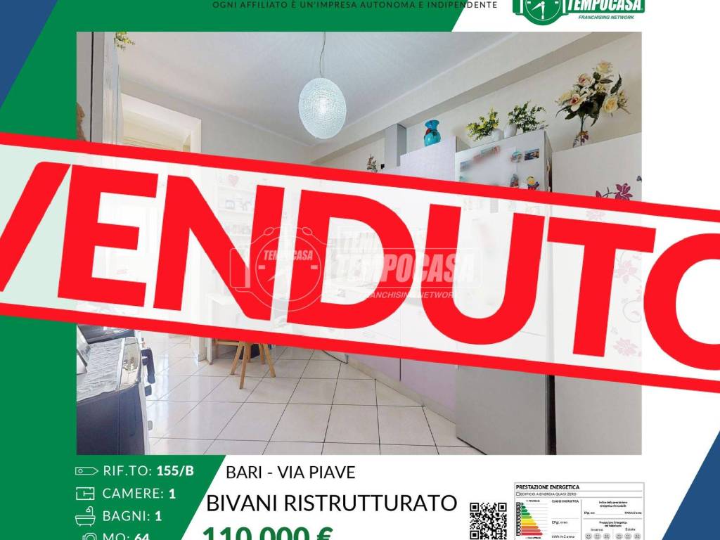 appartamento in vendita a Bari in zona Carrassi