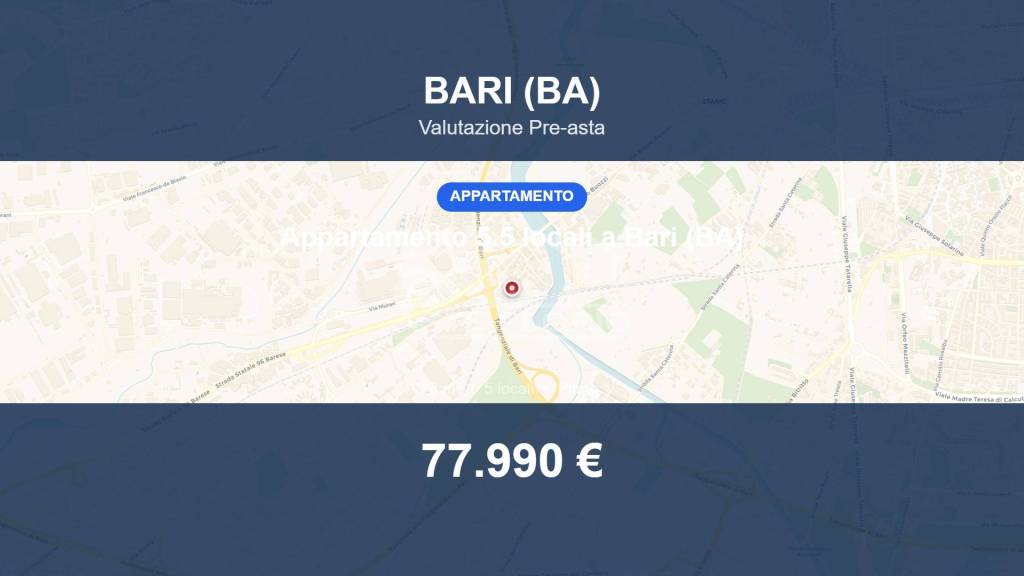 appartamento in vendita a Bari in zona Poggiofranco