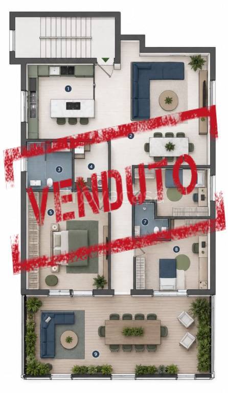 appartamento in vendita a Bari in zona Picone