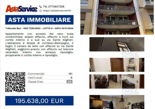 appartamento in vendita a Bari