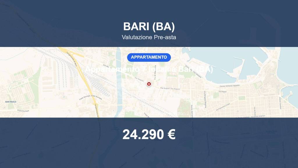 appartamento in vendita a Bari in zona Marconi
