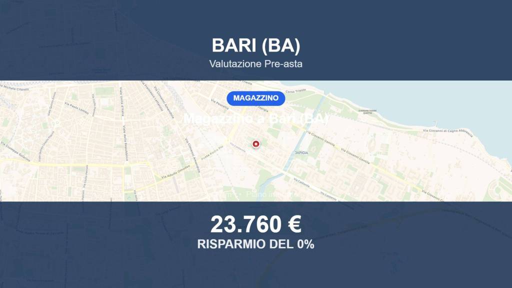 locale commerciale in vendita a Bari in zona Japigia