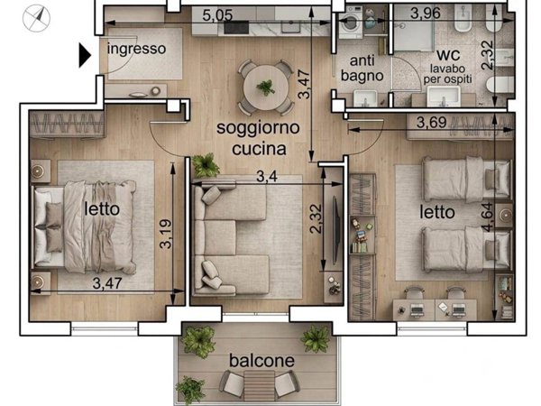 appartamento in vendita a Bari in zona Poggiofranco