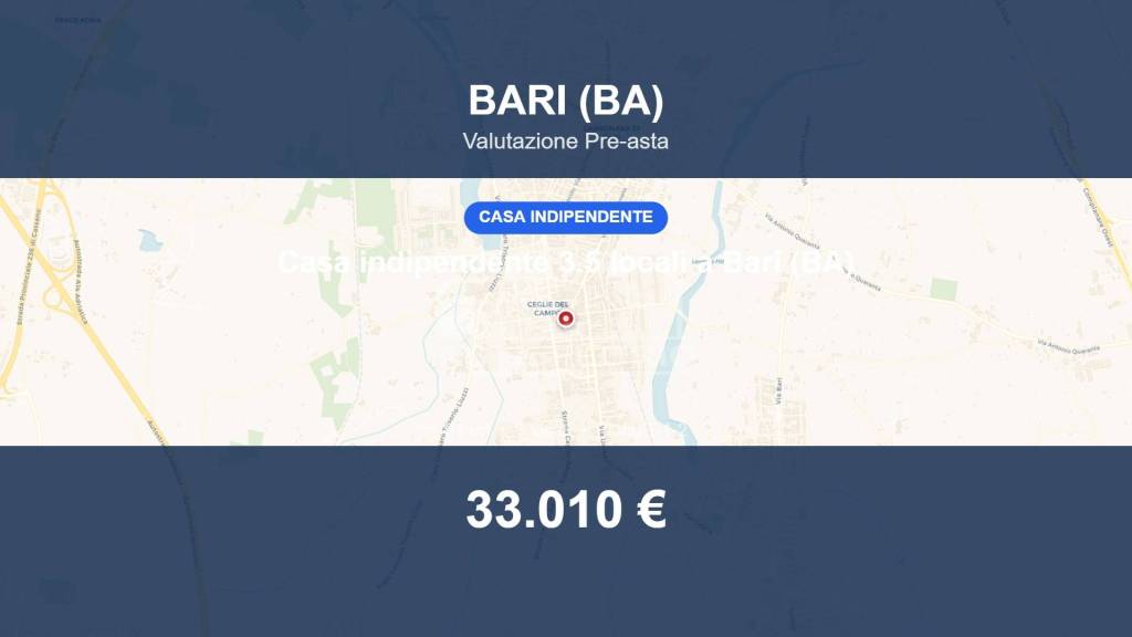 casa indipendente in vendita a Bari in zona Ceglie del Campo