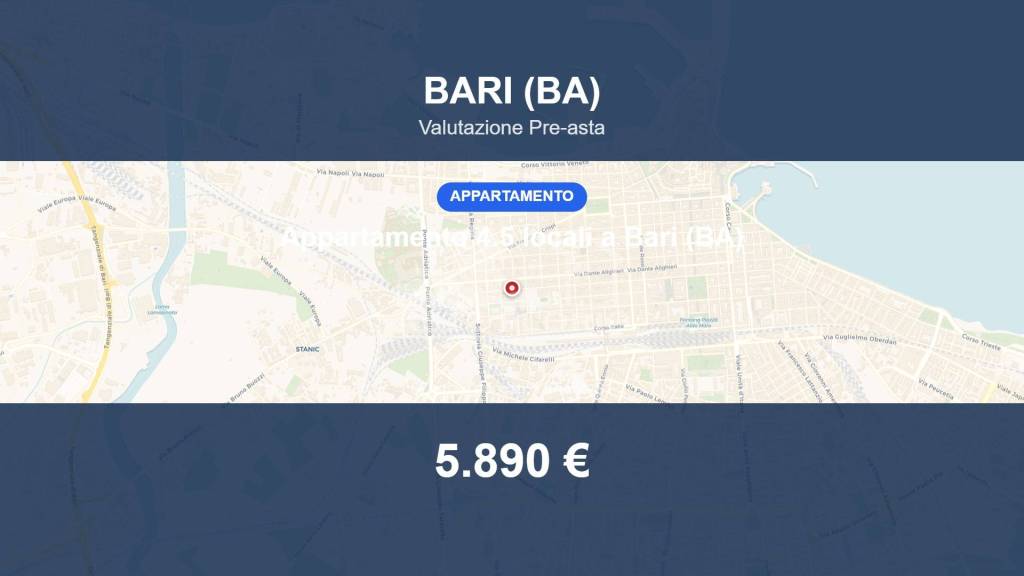 appartamento in vendita a Bari in zona Libertà