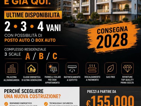 appartamento in vendita a Bari in zona Palese/Macchie