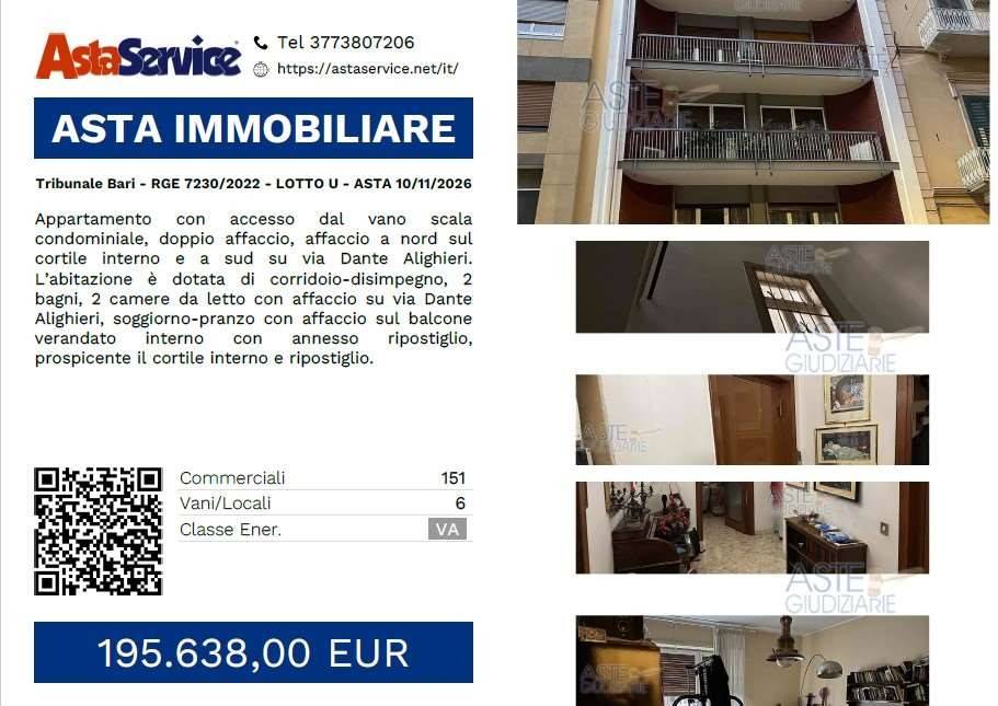 appartamento in vendita a Bari in zona Murat