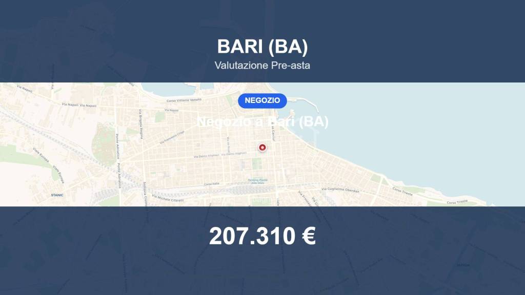 negozio in vendita a Bari in zona Murat