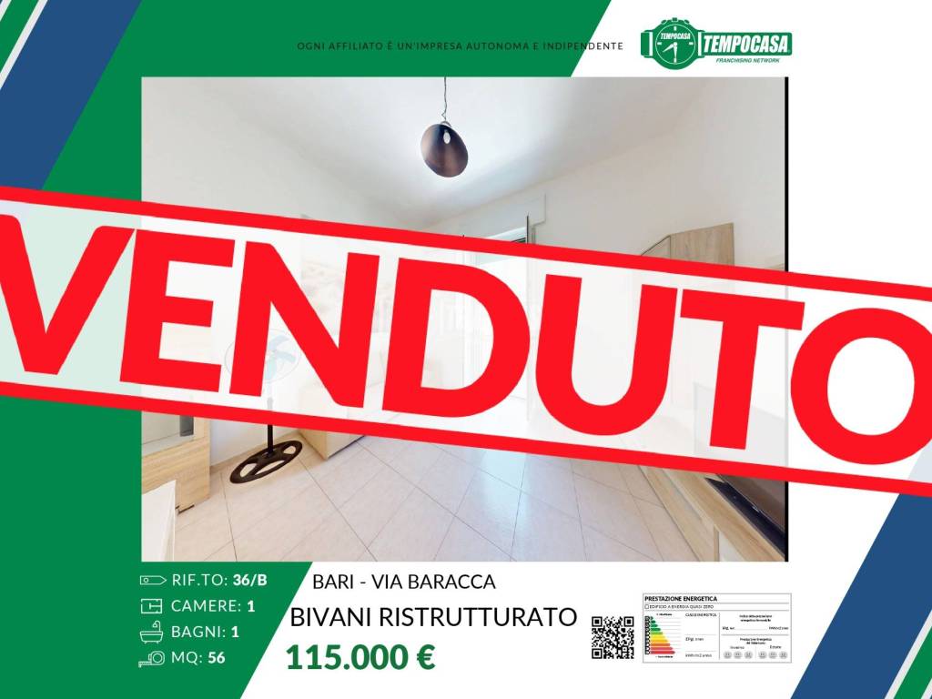 appartamento in vendita a Bari in zona Carrassi