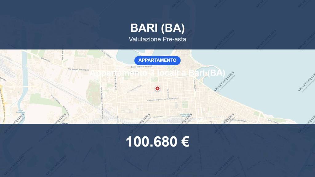 appartamento in vendita a Bari in zona Murat