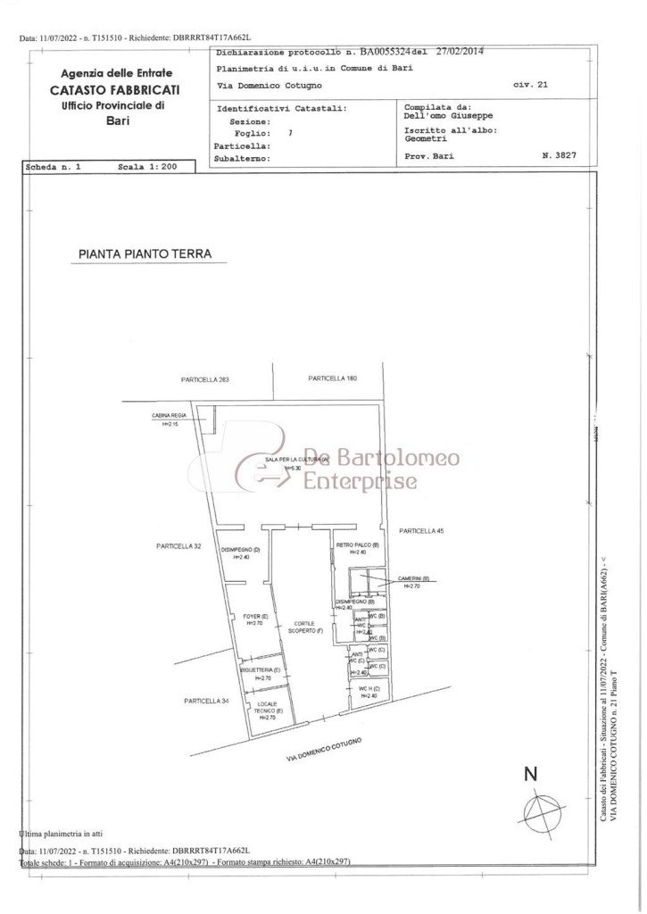 locale commerciale in vendita a Bari in zona Picone