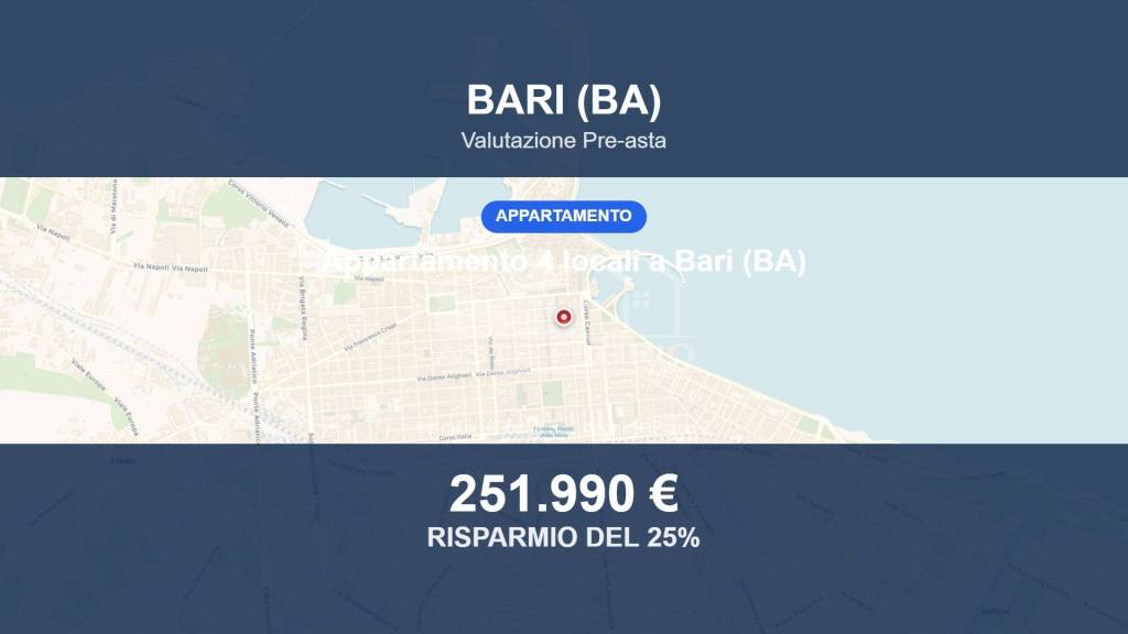 appartamento in vendita a Bari in zona Murat