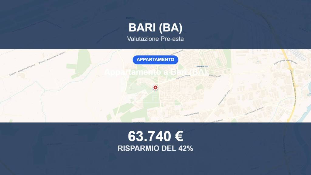 appartamento in vendita a Bari in zona Capo Scardicchio
