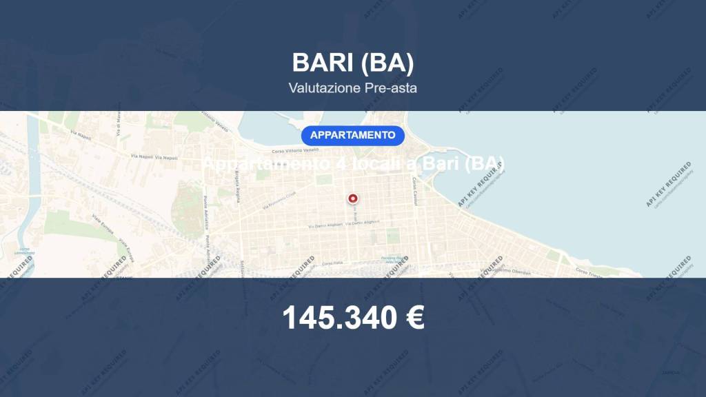 appartamento in vendita a Bari in zona Murat