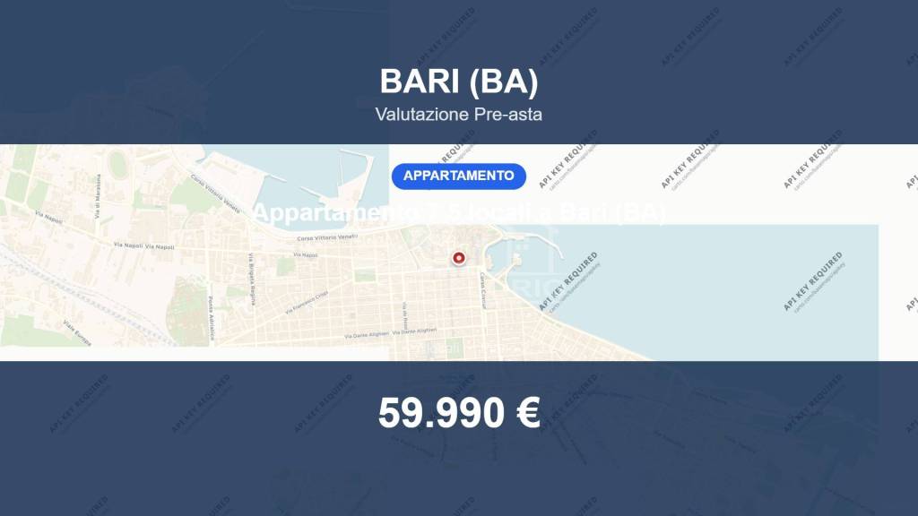 appartamento in vendita a Bari in zona Città Vecchia
